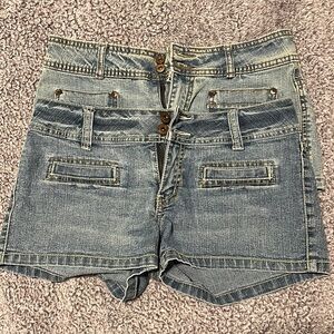 Bongo juniors Jean shorts. Size 3. Two shorts.